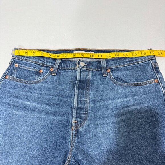 LEVI'S Wedgie Straight Button Fly Jeans - Picture 12 of 15